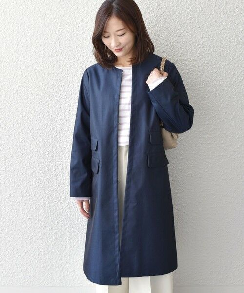 セール】 SHIPS Colors:ノーカラー スティッチ コート◇ （その他