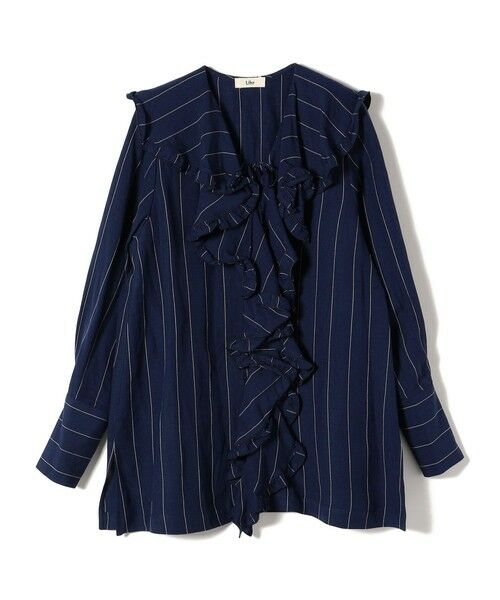 セール】 【SHIPS別注】Uhr:ラッフル シャツ （シャツ・ブラウス