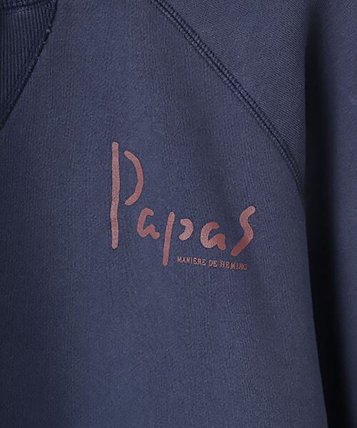 ○定番○吊り編み裏毛トレーナー （スウェット）｜PAPAS / パパス
