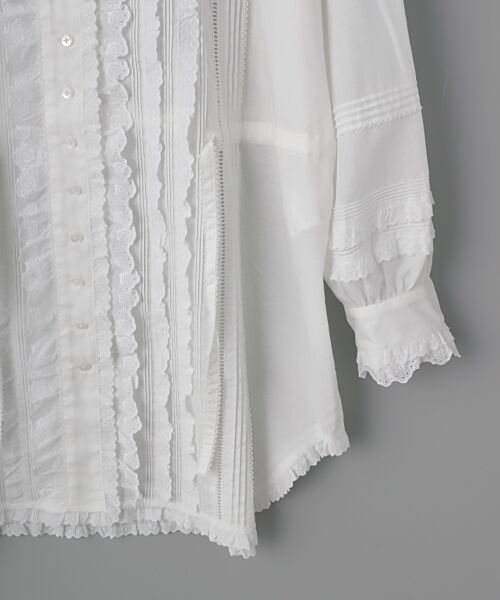 セール】 フリル使いフードブラウス （チュニック）｜PINK HOUSE