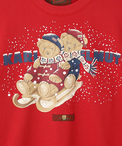 セール】 三つ子のくまプリントトレーナー （スウェット）｜PINK HOUSE