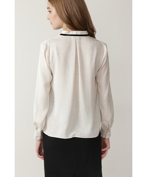 セール】 ◇別珍リボンアニマルジャカードブラウス （シャツ・ブラウス