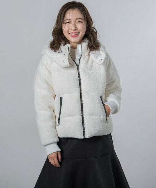 セール】 ボアダウンジャケット （テーラードジャケット）｜QUEENS