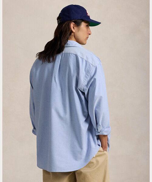 オーガニック コットン ビッグ シャツ （シャツ・ブラウス）｜POLO