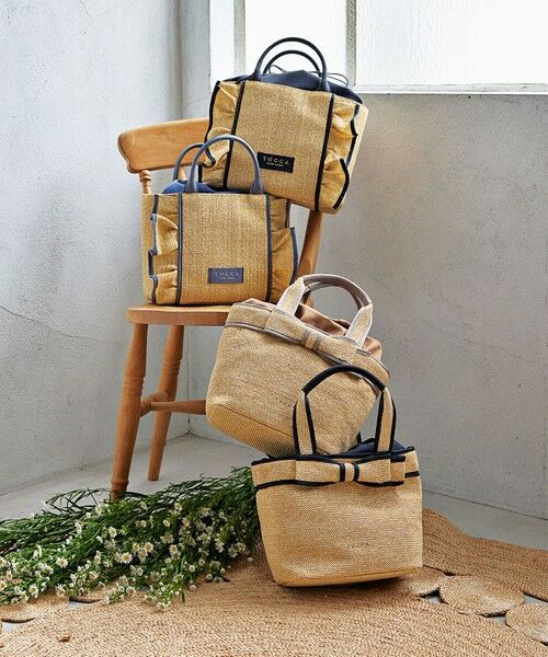 RIBBON BASKET かごバッグ （かごバッグ）｜TOCCA / トッカ