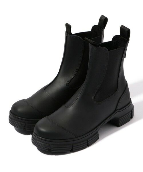 セール】 GANNI リサイクルラバー チェルシーブーツ （ブーツ