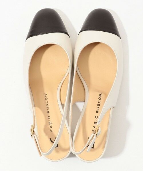 セール】 FABIO RUSCONI バイカラーミュール （パンプス