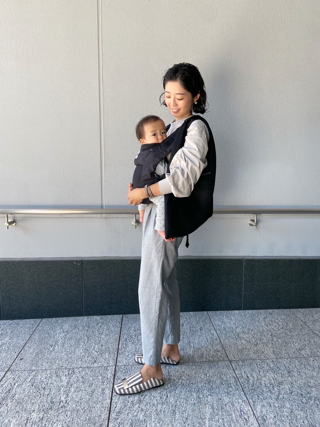 話題のザ・ノース・フェイス抱っこ紐】男の子3人ママがシーン別コーデ