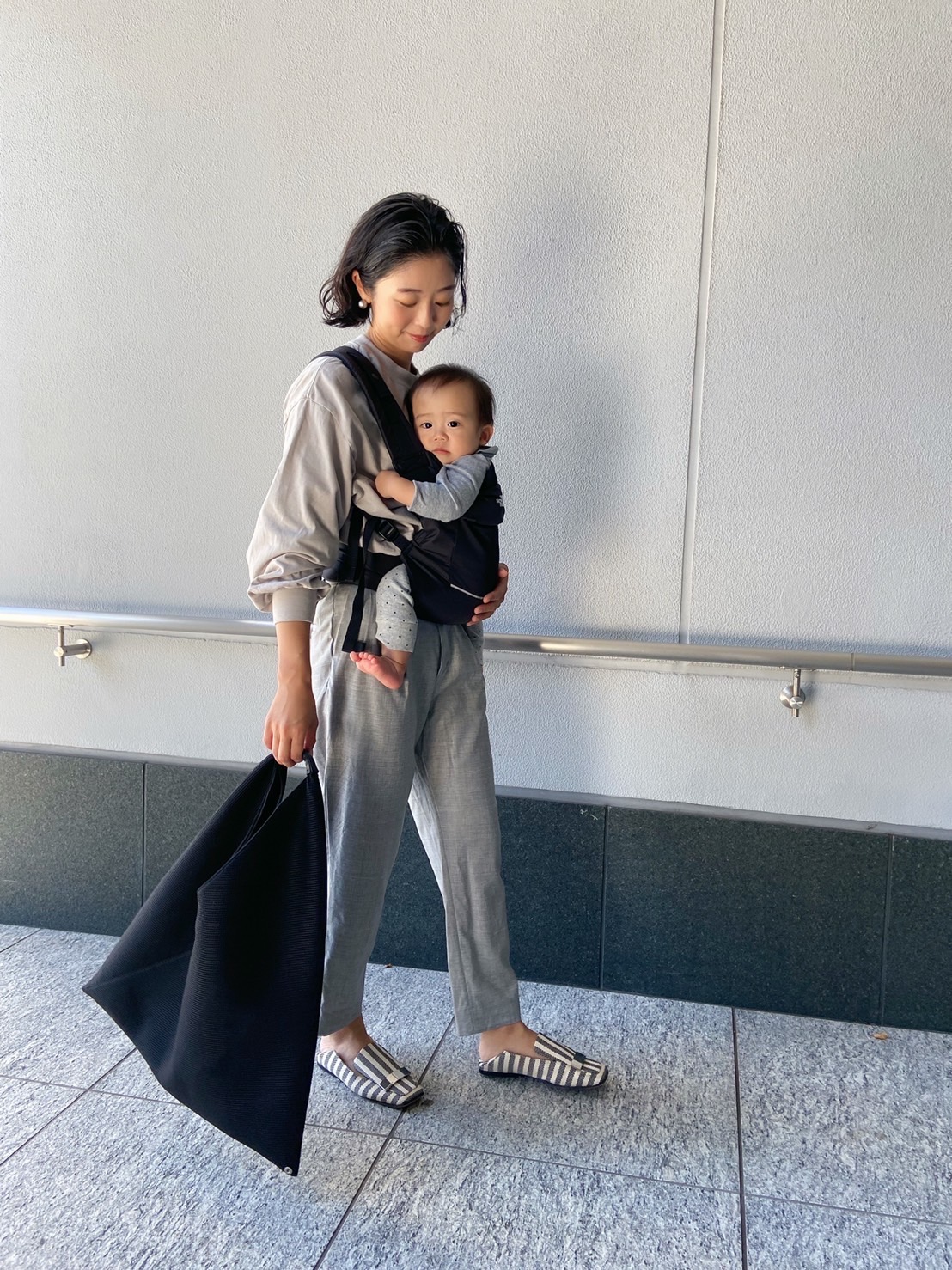 話題のザ・ノース・フェイス抱っこ紐】男の子3人ママがシーン別コーデ