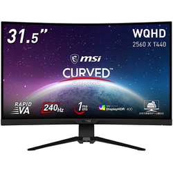 ヨドバシ.com - MSI エムエスアイ 湾曲ゲーミングモニター/31.5型/WQHD