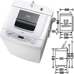 ヨドバシ.com - 東芝 TOSHIBA 簡易乾燥機能付き洗濯機（7.0kg） AW