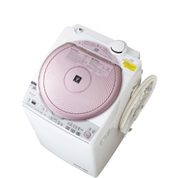 ヨドバシ.com - シャープ SHARP タテ型洗濯乾燥機（8.0kg） ピンク系