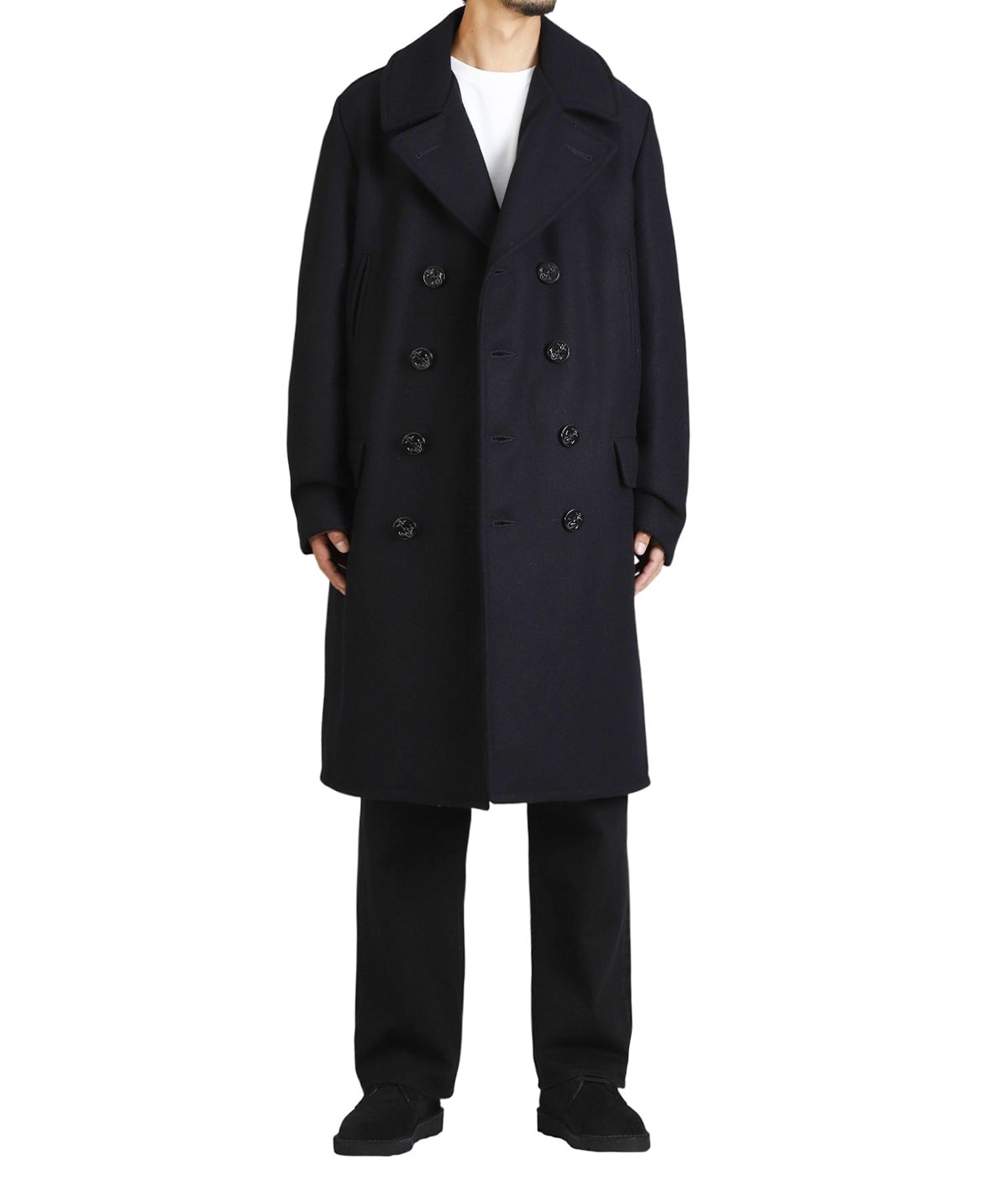 714US LONG PEA COAT | Schott(ショット) / アウター コート (メンズ