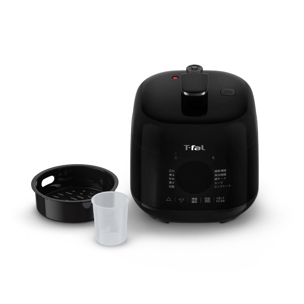 ラクラ・クッカー ミニ 電気圧力鍋 ブラック CY3408JP | ティファール