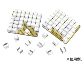 キーを自由に再配置できる左右分離型メカニカルキーボード、秋月電子で