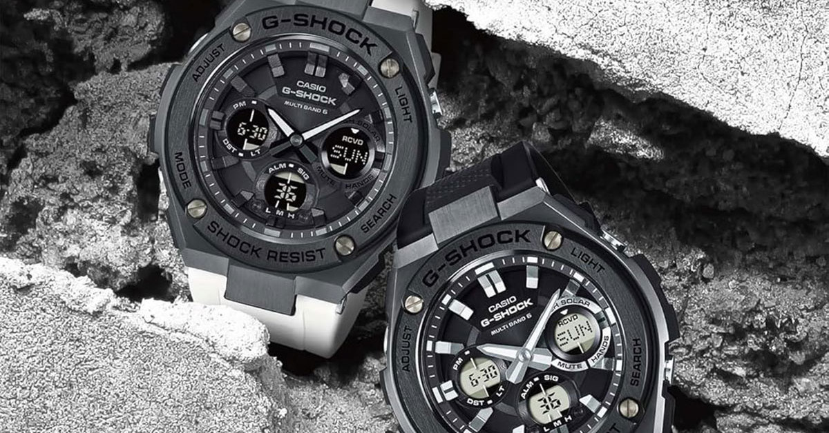 メタルを融合したG-SHOCK「G-STEEL」からクールなブラックで仕上げた2