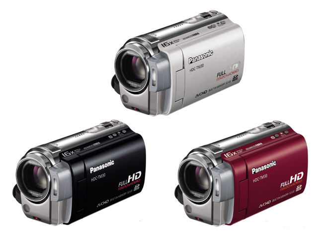 最軽量”の1080i方式AVCHDムービー、パナソニック「HDC-TM30」：32G