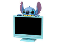 スティッチが“かじりついてる”液晶テレビ、ラナから登場 - ITmedia NEWS