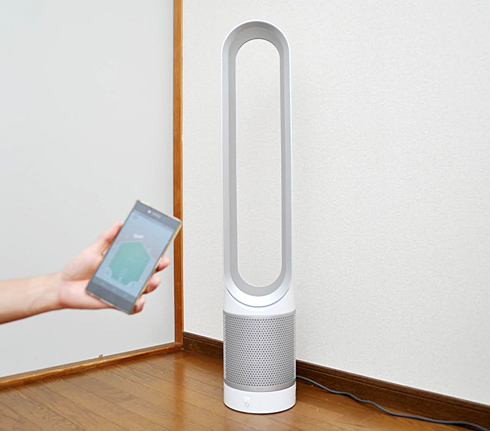 空気のヨゴレがまるわかり！ スマホにつながるダイソンの空気清浄機能