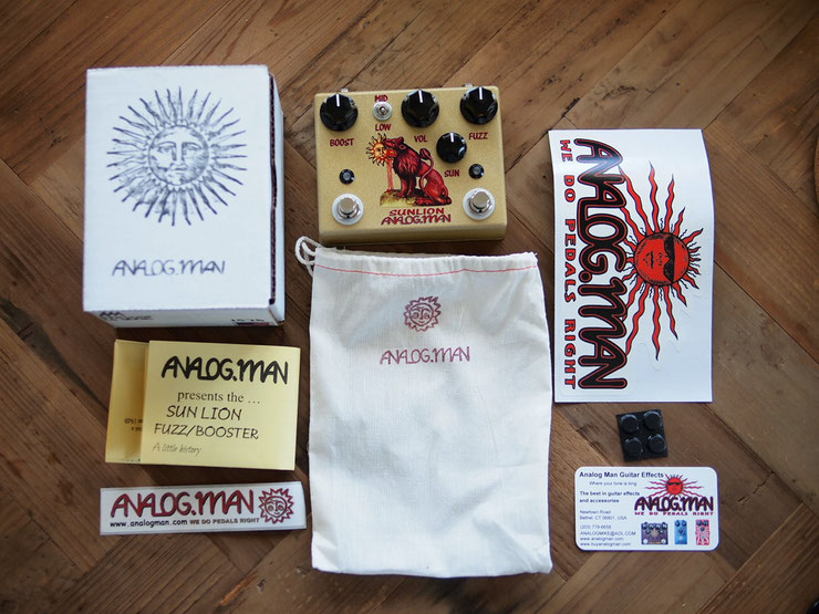 SOLD ANALOG.MAN - Sun Lion Fuzz Booster - SPOON - MJT・Warmothの