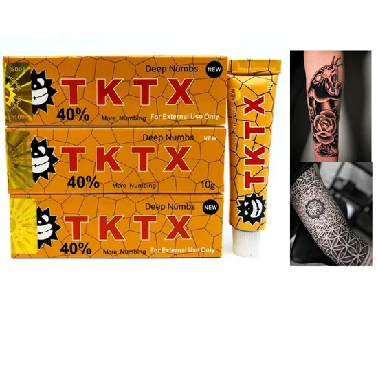 最高評価の75%ゴールデンTktx麻酔クリームで簡単なタトゥー施術を実現