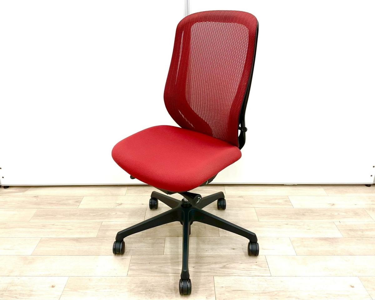 中古】シルフィーメッシュ オカムラ/okamura 肘無ハイバックチェア