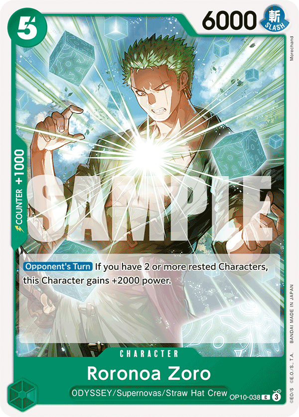 OPTCG | Products | [OP10-038] Roronoa Zoro