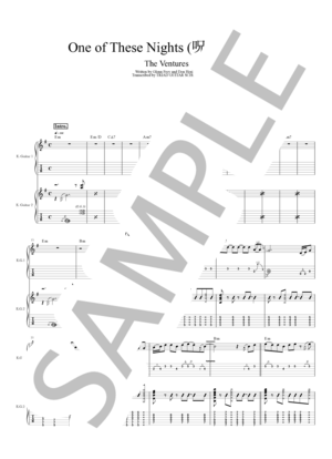 楽譜】Change The World / ギタースコア TAB譜 / エリック・クラプトン