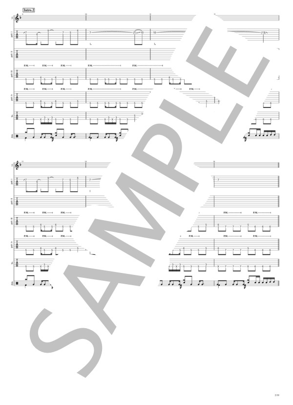 楽譜】Midwife / DIR EN GREY (バンドスコア / 中級) - Piascore 楽譜