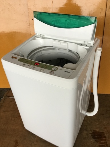 宮城県内 配送可』極美品 ヤマダ電機/YAMADA 洗濯4.5kg 全自動洗濯機