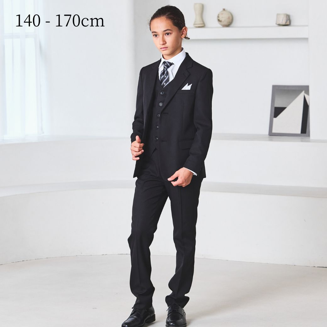 ブラックスリーピーススーツ 140 150 160 170cm (8401-5600) CHOPIN