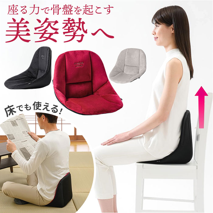 楽天市場】骨盤サポート チェア 姿勢矯正 楽天 座椅子 コシオス