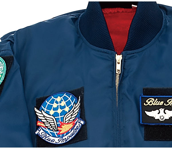 楽天市場】航空自衛隊ブルーインパルス プレミアムブルゾン サーモ