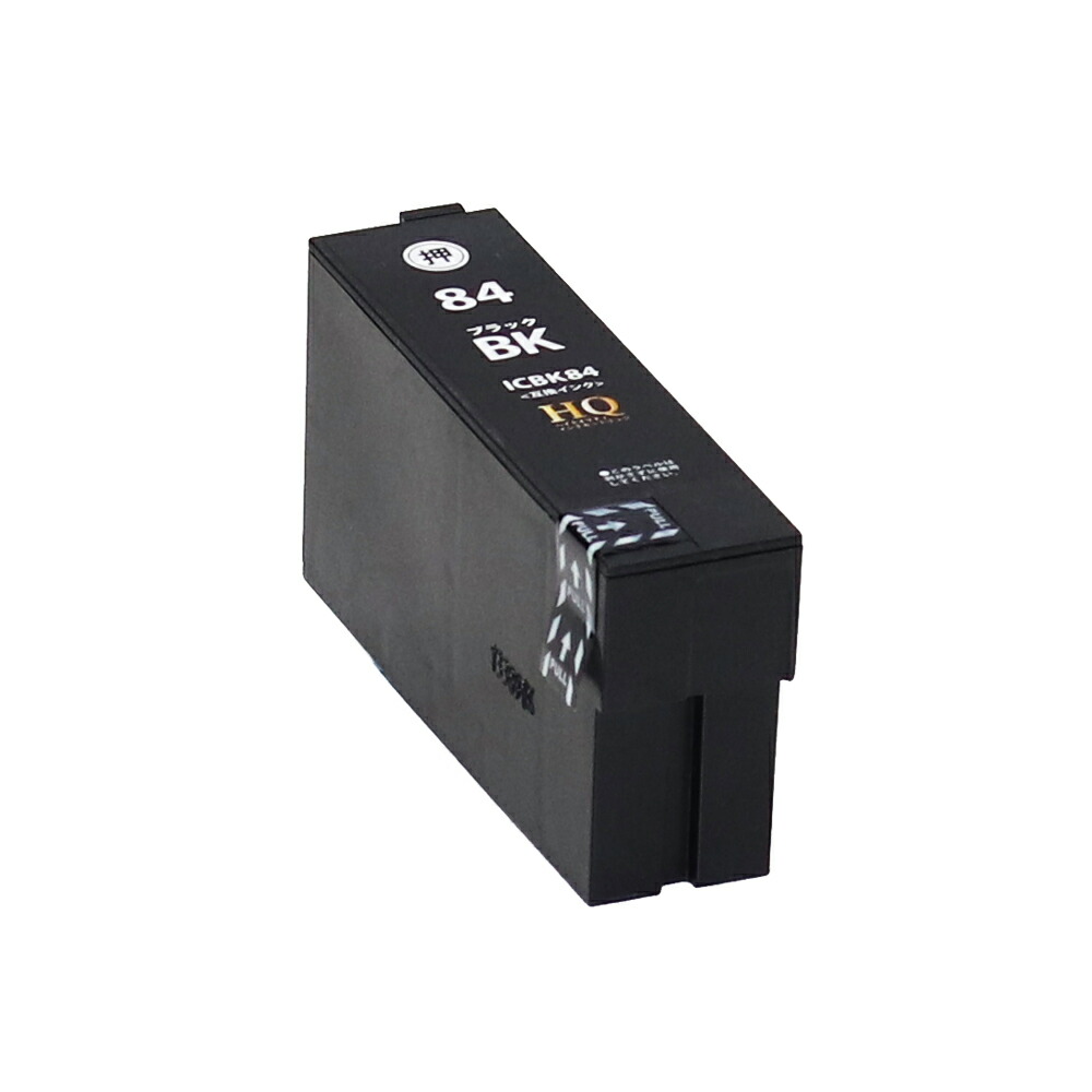 ICBK84 互換インクカートリッジ ブラック(大容量タイプ)〔エプソン