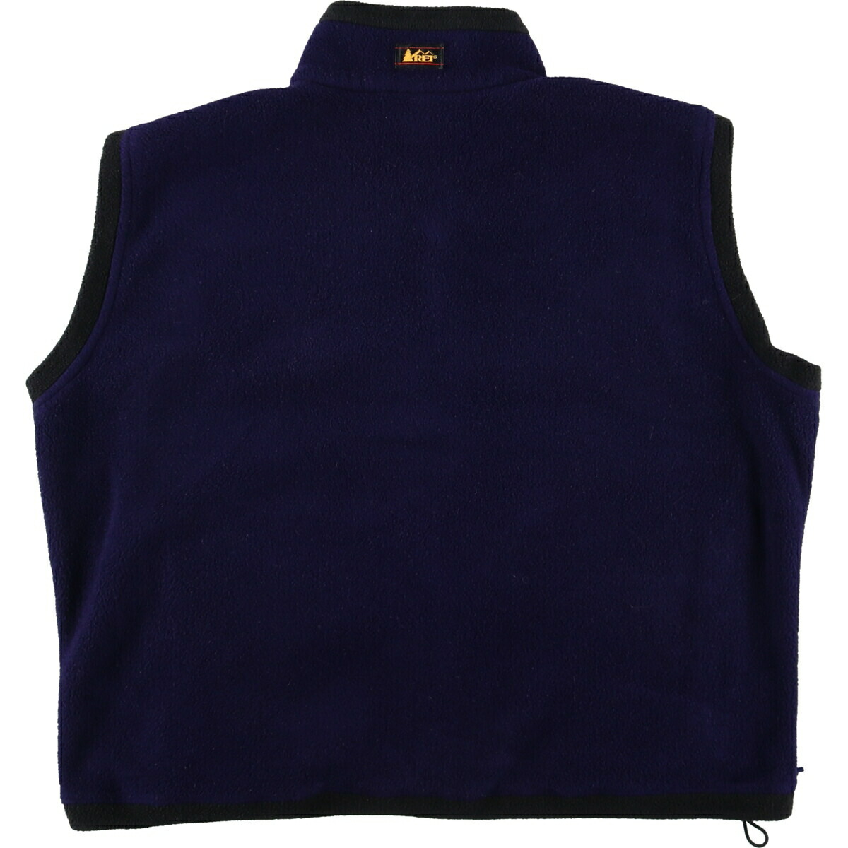 古着 90年代 アールイーアイ REI 黒タグ フリースベスト メンズL相当