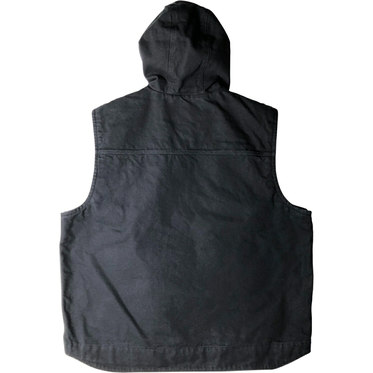古着 カーハート Carhartt フード付き ダックベスト メンズXL相当