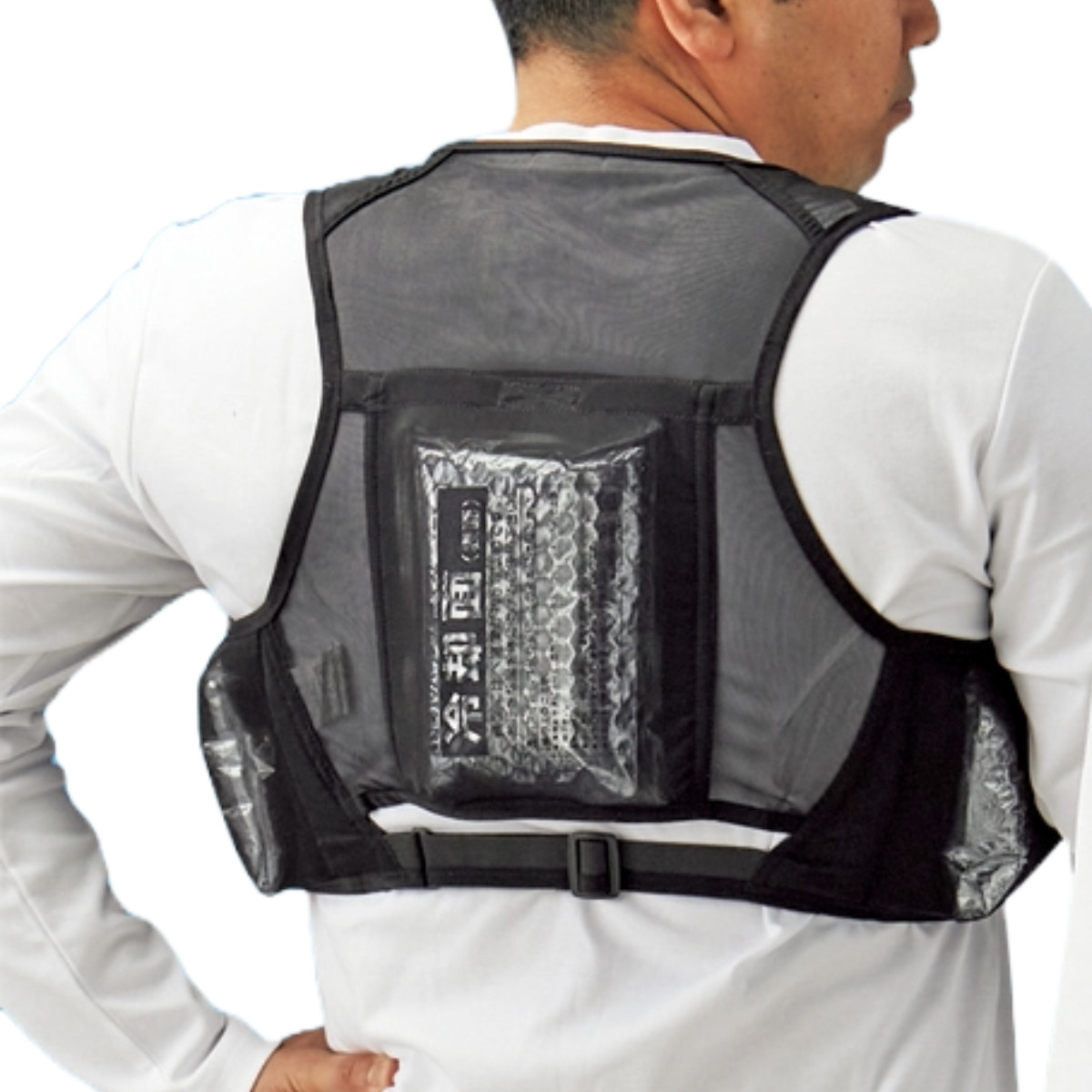 楽天市場】ピタッと冷却ベスト 予備保冷剤付 フリーサイズ （ 冷却