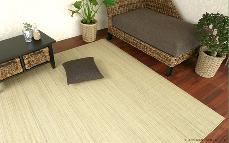 楽天市場】【アウトレット】 籐カーペット 籐むしろ 200×300cm 裏付