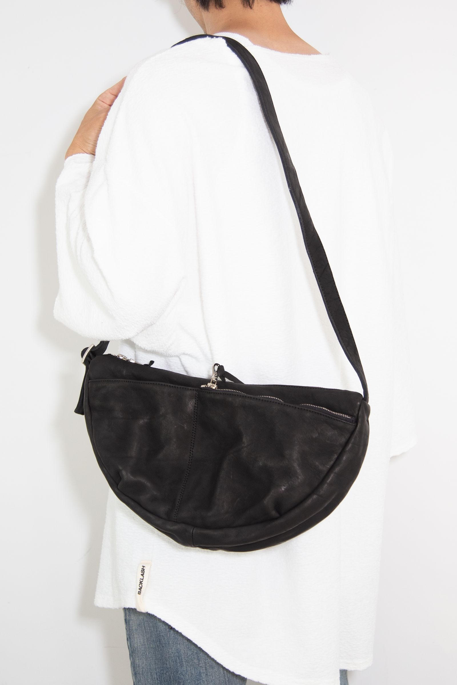 ISAMU KATAYAMA BACKLASH - DOUBLE SHOULDER GARMENT-DYED SHOULDER