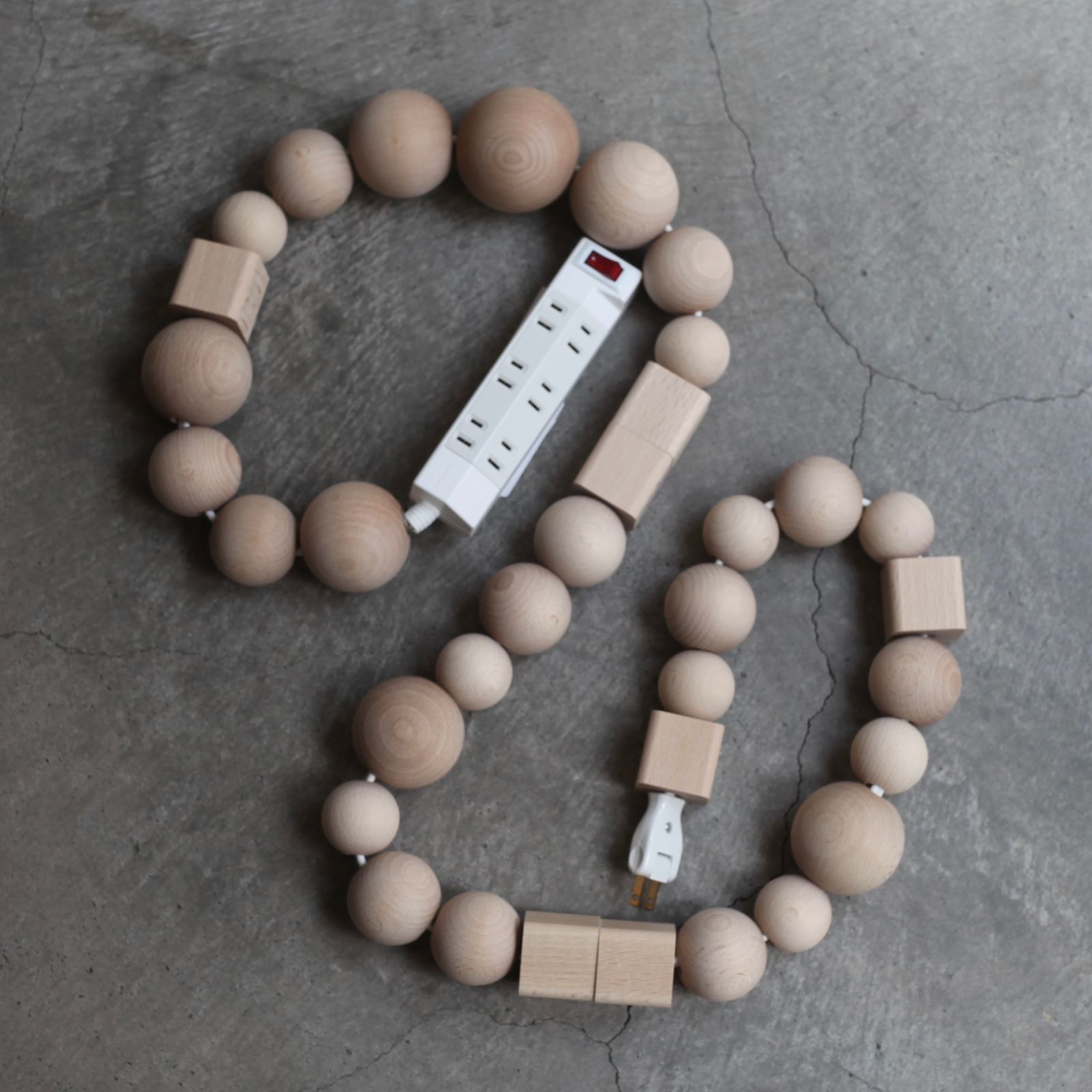 BLESS - 【残りわずか】Cable Jewelry Multiplug_2.0m(WOODEN ELEMENTS