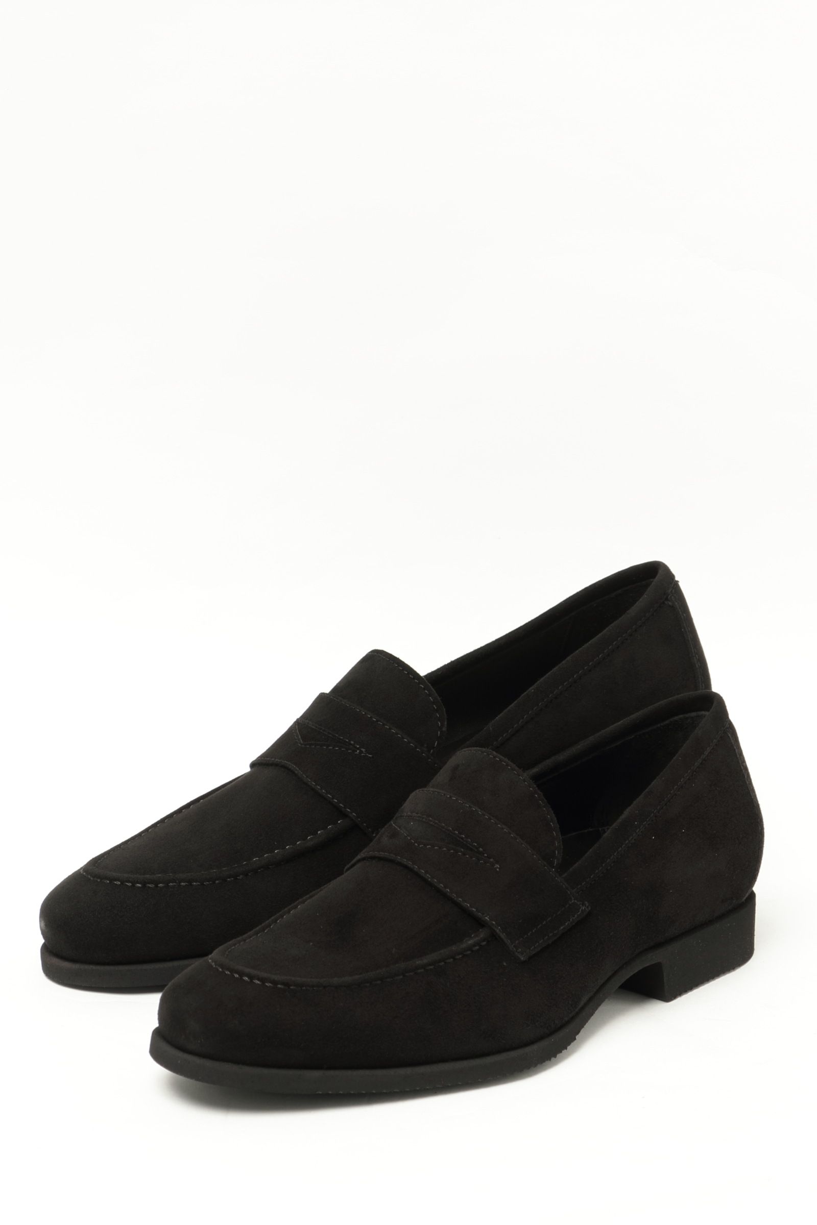 FERRANTE - 【ISEO/ラバーソール】スエード コインローファー