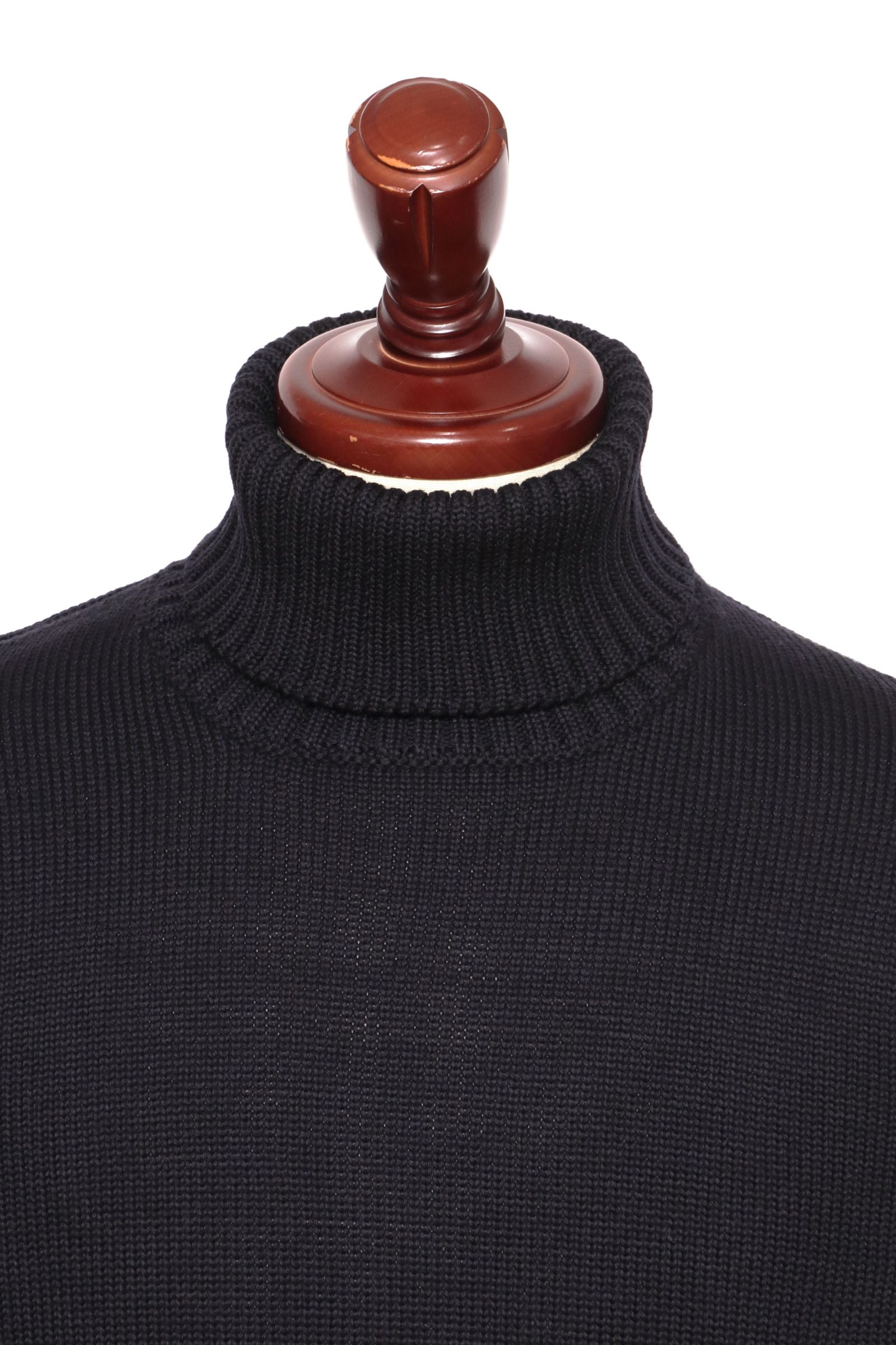 ZANONE - 5ゲージ ウール ソリッド タートルネック ニット / Z1375