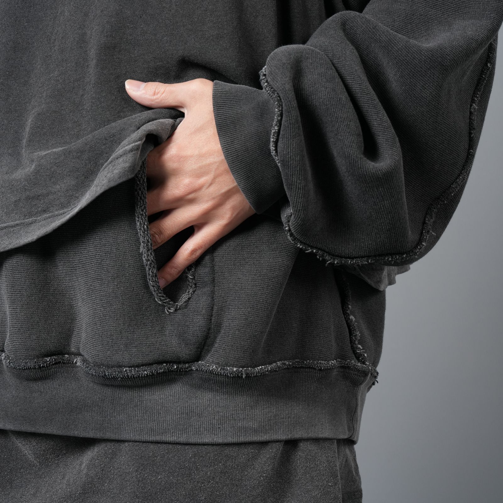 alexander wang - OVERSIZED UNISEX TRIPLE LAYER HOODIE / コットン