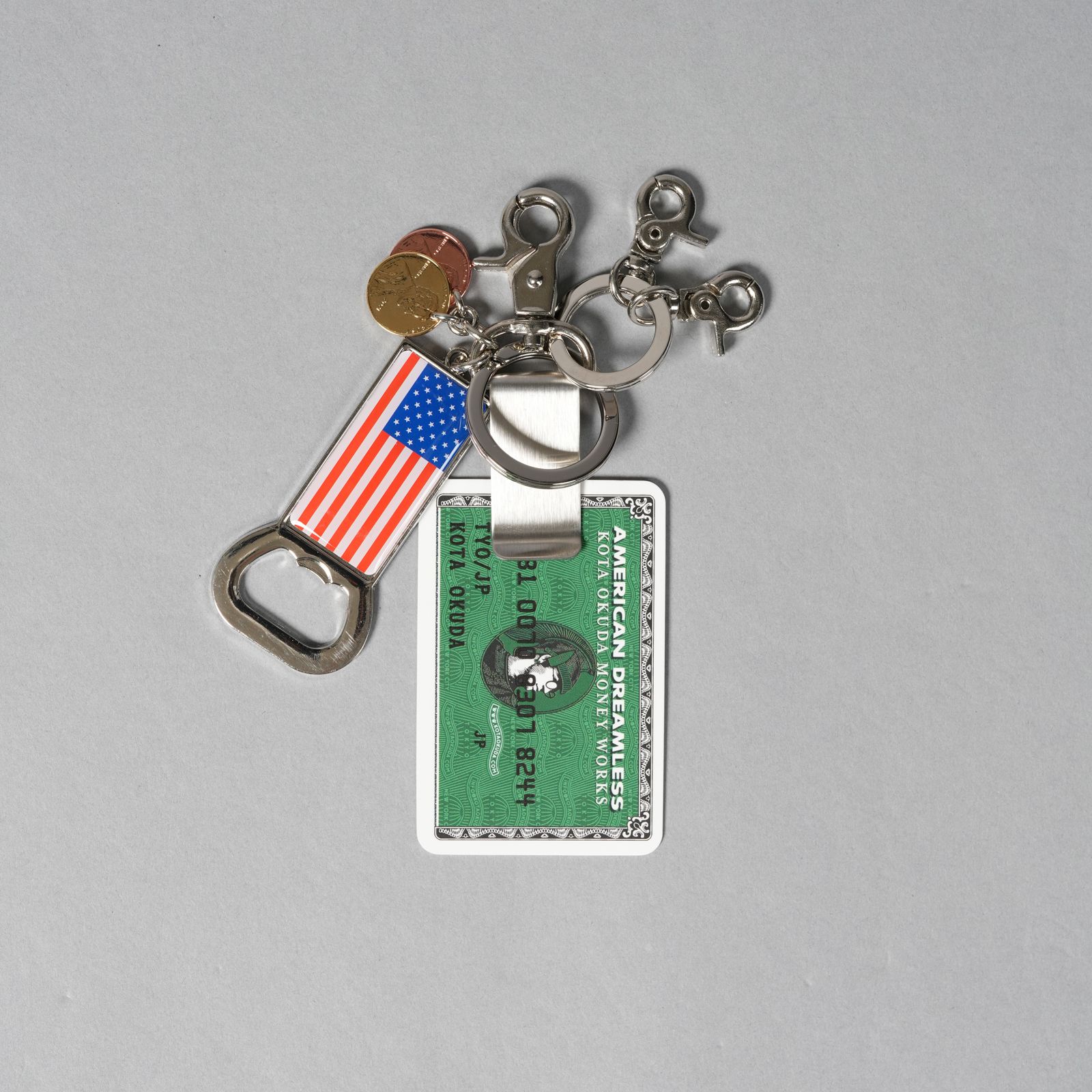 KOTA OKUDA - 【再入荷】MONEY CLIP KEYRING (STELL) / マネークリップ