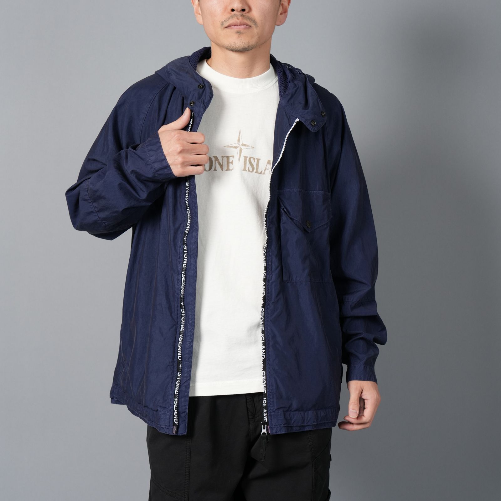 STONE ISLAND - 【ラスト1点】CUPRO NYLON-TC_ GARMENT DYED