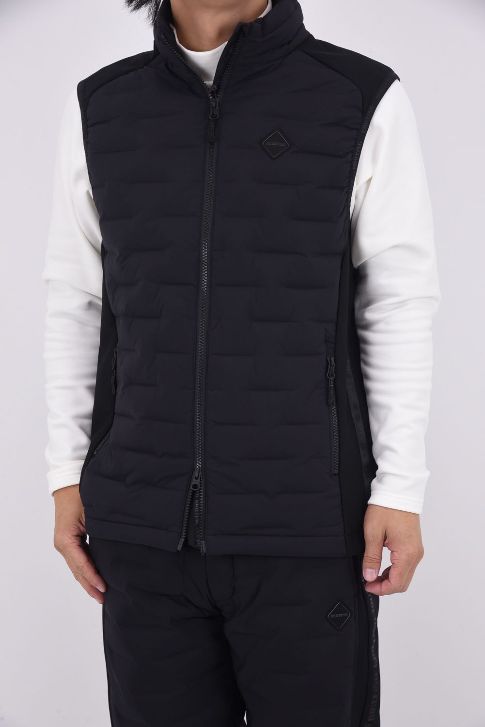 BRIEFING - 【25AW】 MEN'S HYBRID DOWN VEST / ストレッチタフタ