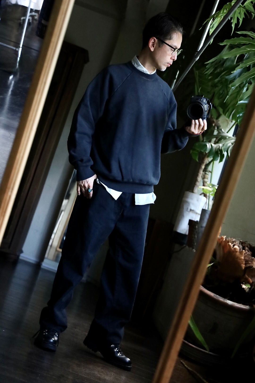 A.PRESSE - アプレッセ Vintage Sweatshirt(24AAP-05-06K)BLACK | MARK