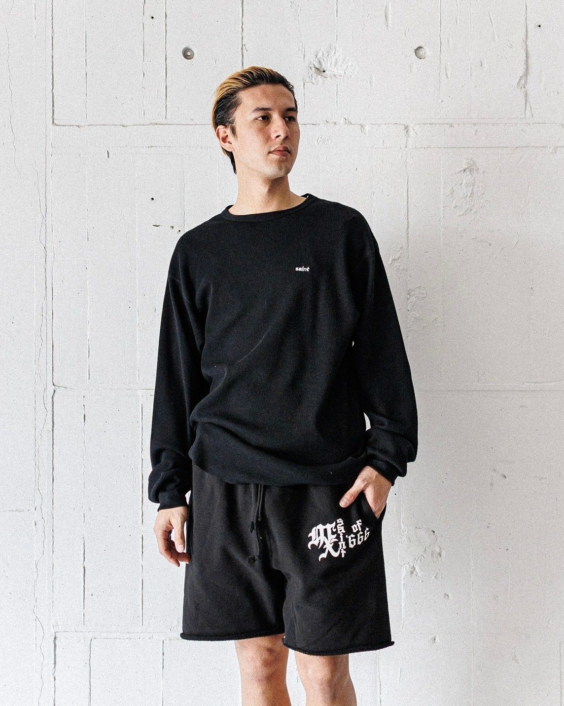 SAINT M×××××× - セントマイケル25SS サーマルL/S TシャツLS THARMAL