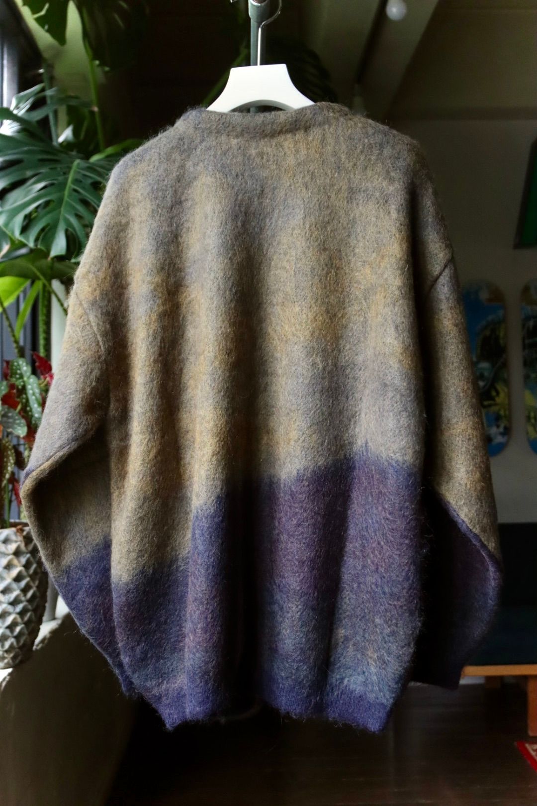 YOKE - ヨーク23AW LANDSCAPE MOHAIR JACQUARD CREWNECK CARDIGAN