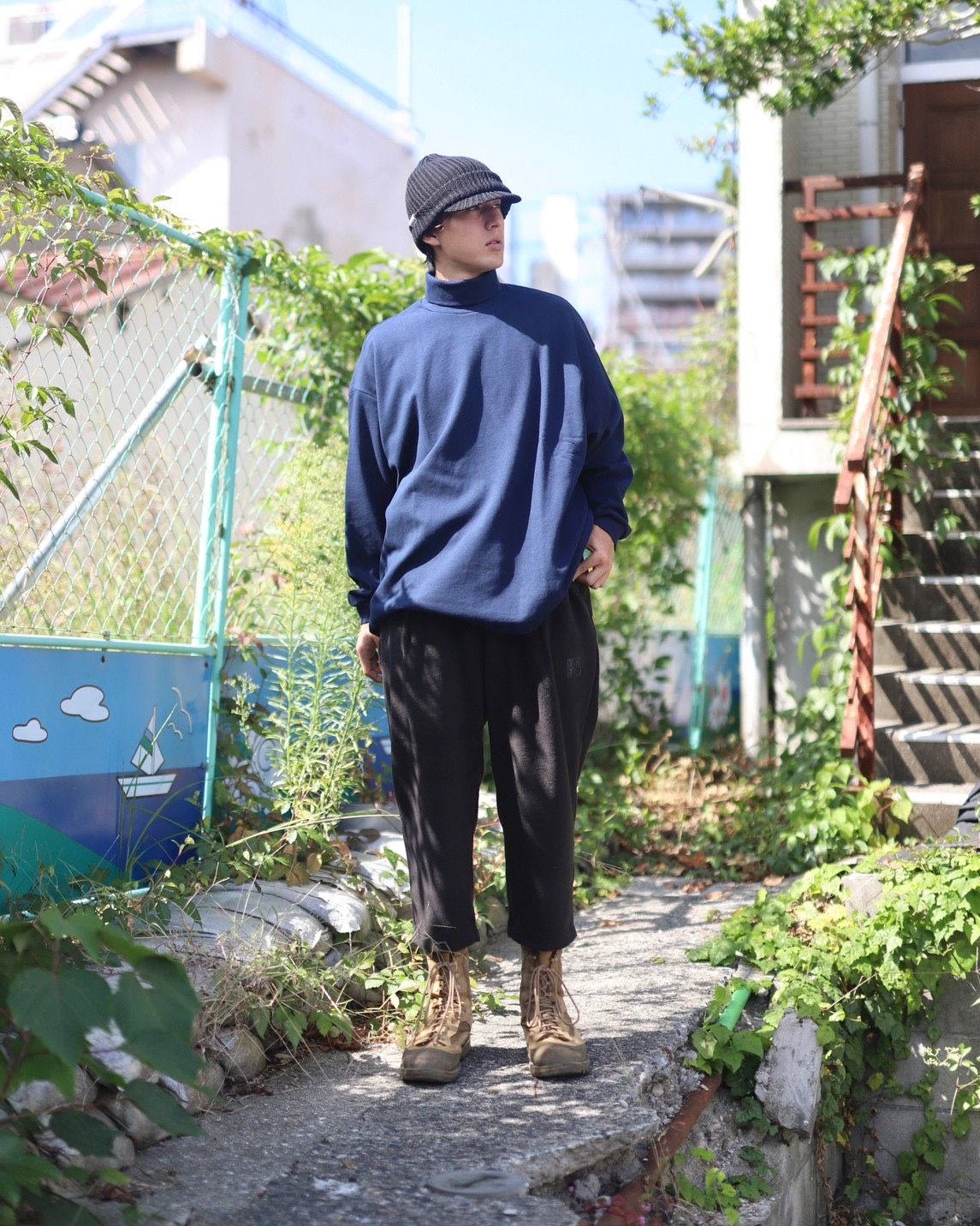 STRIPES FOR CREATIVE FW23 SUPER BIG TURTLE LS TEEスタイル | 3812